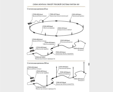 Коннектор питания Italline Fantom IT010-4017 black