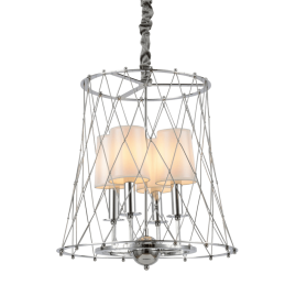 Подвесная люстра Lumina Deco Berton LDP 8013-4 CHR