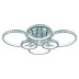 Потолочная светодиодная люстра Profit Light 8052/6 CHR