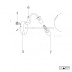 Бра iLamp Globe 10346W/1 BK-WH