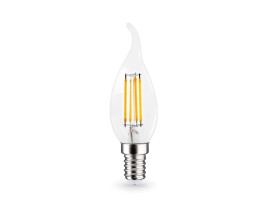 Лампа светодиодная Свеча на ветру CF35 11W 4000K Ambrella light Bulding 351124
