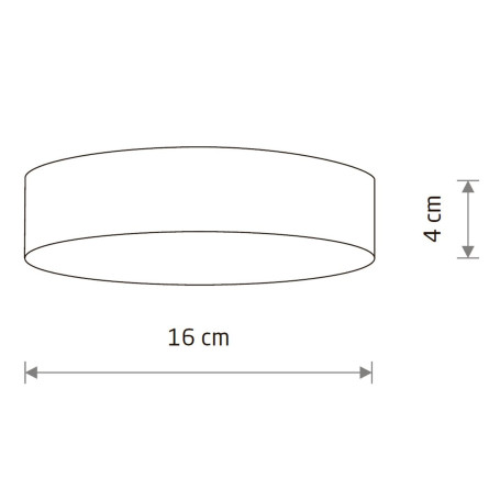 Потолочный cветильник Nowodvorski Lid Round Led Black 10416