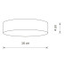 Потолочный cветильник Nowodvorski Lid Round Led Black 10416