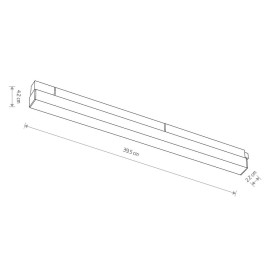 Трековый магнитный светильник Nowodvorski Lvm Line Black 10148