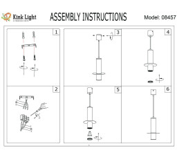 Подвесной светильник Kink Light Каям 08457-1A,19