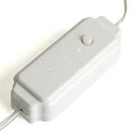 Светодиодная гирлянда Feron CL577 линейная Роса (на плоском проводе) 220V мультиколор c питанием от сети 48618