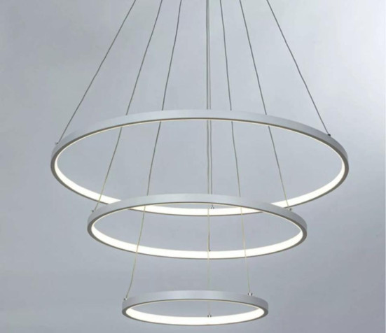 Люстра подвесная Alfa Light F0424-13 400+600+800mm gray