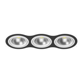 Комплект из светильника и рамки Lightstar Intero 111 (217937+217906+217906+217906) i937060606