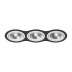 Комплект из светильника и рамки Lightstar Intero 111 (217937+217906+217906+217906) i937060606