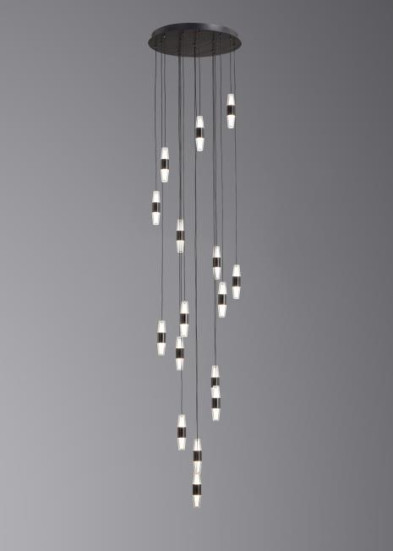 Люстра подвесная Alfa Light F3024-46 BLACK