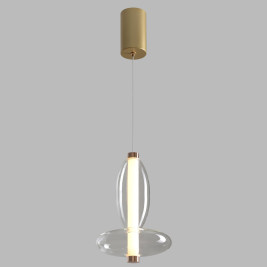 Подвесной светодиодный светильник Crystal Lux Quasar SP7W Led Transparent