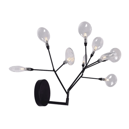 Бра Crystal Lux Evita AP9 BLack/Transparent