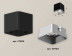 Комплект накладного светильника Ambrella light Techno Spot XS7806003 SBK/SSL черный песок/серебро песок (C7806, N7703)