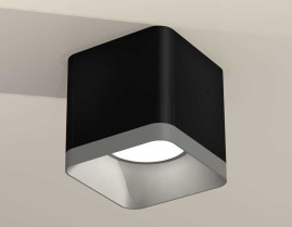 Комплект накладного светильника Ambrella light Techno Spot XS7806003 SBK/SSL черный песок/серебро песок (C7806, N7703)