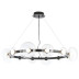 Подвесная светодиодная люстра Crystal Lux Bosque SP12 Black/Transparent