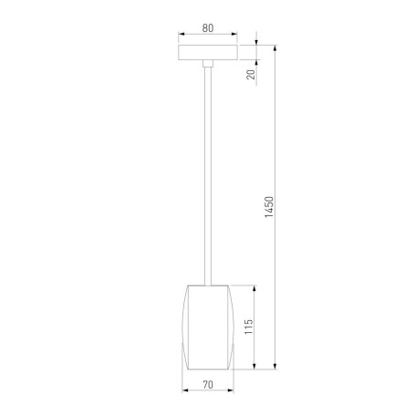 Подвесной светодиодный светильник Eurosvet Bonaldo 50246/1 Led хром