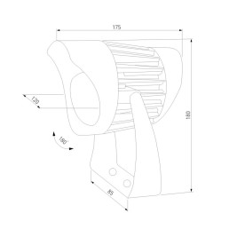 Ландшафтный светодиодный светильник Elektrostandard Landscape 35186/S a069768