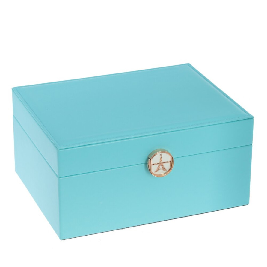 Шкатулка для украшений с дорожным футляром, L26 W20,5 H13 см