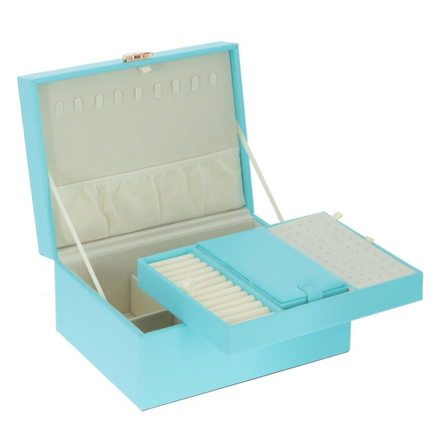 Шкатулка для украшений с дорожным футляром, L26 W20,5 H13 см