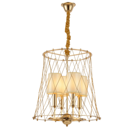 Подвесная люстра Lumina Deco Berton LDP 8013-4 F.GD