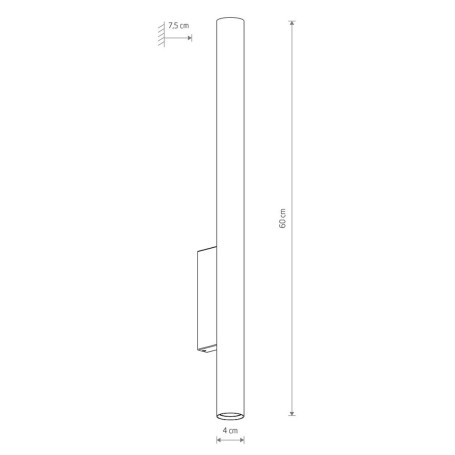 Настенный светильник Nowodvorski Fourty Wall XL Gray 10893