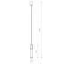 Подвесной светильник Nowodvorski Cylinder L Transparent/Black 7864
