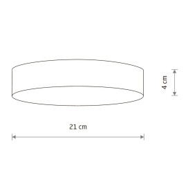 Потолочный cветильник Nowodvorski Lid Round Led Black 10417