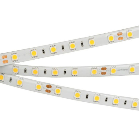 Светодиодная влагозащищенная лента Arlight 14,4W/m 60LED/m 5060SMD теплый белый 5M 015279(2)