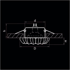 Встраиваемый светильник Lightstar Solo Ray 002120
