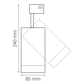 Трековый светодиодный светильник Lightstar Canno Led 303264