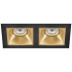 Комплект из светильников и рамки Lightstar Domino Quadro (214527+214503+214503) D5270303