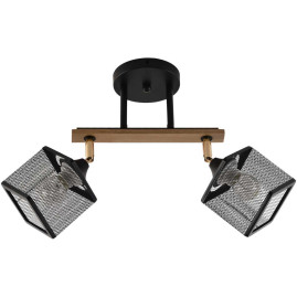 Люстра Reluce 01591-3.3-02B BK+FGD+WOOD