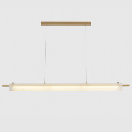 Подвесной светодиодный светильник Crystal Lux Tunnel SP40 Led Brass