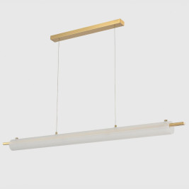 Подвесной светодиодный светильник Crystal Lux Tunnel SP40 Led Brass