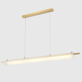 Подвесной светодиодный светильник Crystal Lux Tunnel SP40 Led Brass