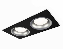 Комплект встраиваемого светильника Ambrella light Techno Spot XC7636004 SBK/MCH черный песок/хром матовый (C7636, N7013)