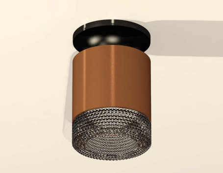 Комплект накладного светильника Ambrella light Techno Spot XS7404102 SCF/BK кофе песок/тонированный (N7926, C7404, N7192)