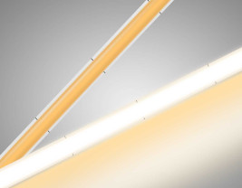 Светодиодная лента Ambrella Light GS4611 COB 400Led/10W m/ 24V IP20 3000K/ 5m*5mm*2.1mm (2 конт.) GS4611