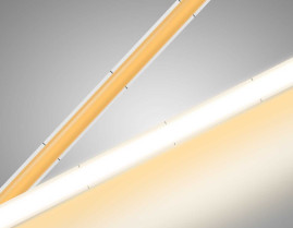 Светодиодная лента Ambrella Light GS4611 COB 400Led/10W m/ 24V IP20 3000K/ 5m*5mm*2.1mm (2 конт.) GS4611