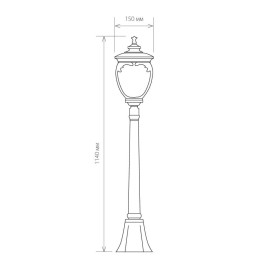 Уличный светильник Elektrostandard Andromeda F (GLYF-8024F) a027998