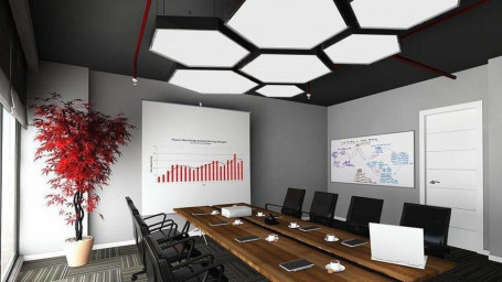Потолочный светодиодный светильник Siled Hexago 7372404