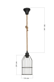 Подвесной светильник Toplight Alfreda TL1601H-01BK