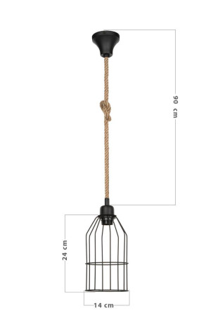 Подвесной светильник Toplight Alfreda TL1601H-01BK