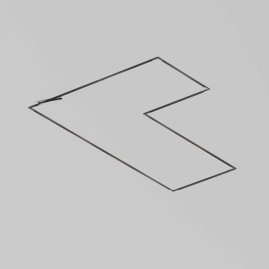 Шинопровод 3 м Exility X накладной Maytoni Technical EXILITY X Busbar trunkings Exility X TRX239-413B