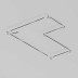 Шинопровод 3 м Exility X накладной Maytoni Technical EXILITY X Busbar trunkings Exility X TRX239-413B