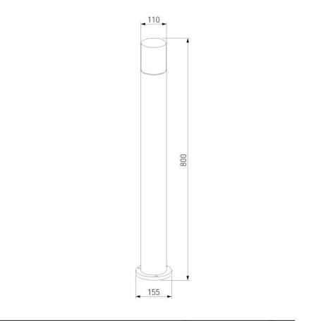 Уличный светильник Elektrostandard Roil 35125/F a055638