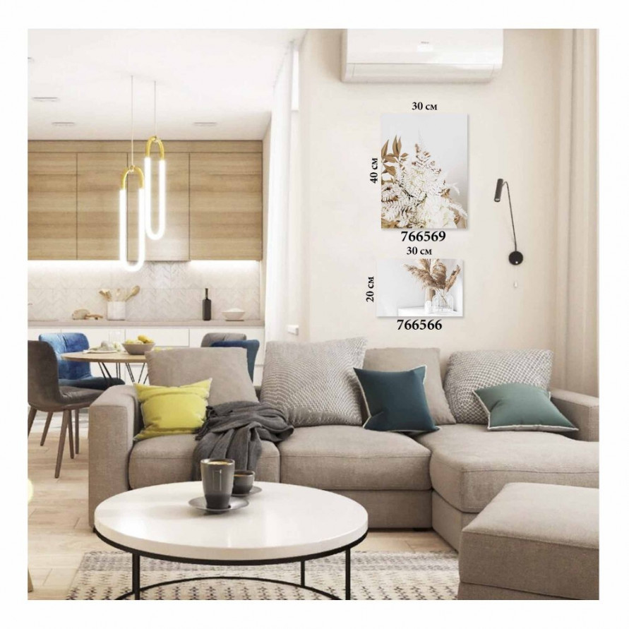 Панно, L30 W2,5 H20 см (766566)