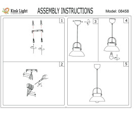 Подвесной светильник Kink Light Астерия 08458-1A,19