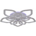 Потолочная светодиодная люстра Reluce 09827-3.3-5+5A WH (RGB)