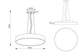 Подвесной светодиодный светильник Deko-Light Menkar 342210